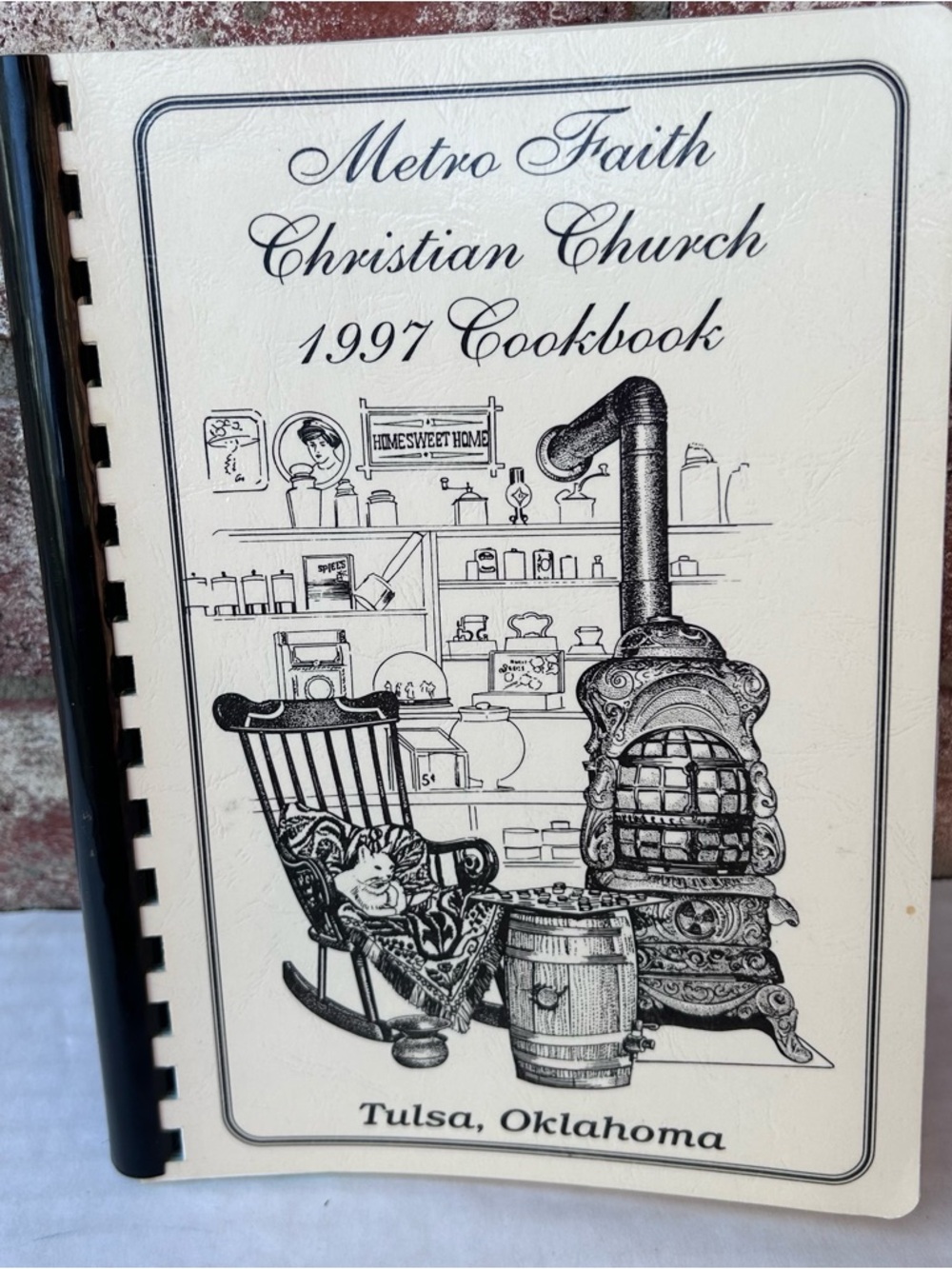 Metro Faith Christian Church 1997 Cookbook Tulsa Oklahoma Vintage Spiral
